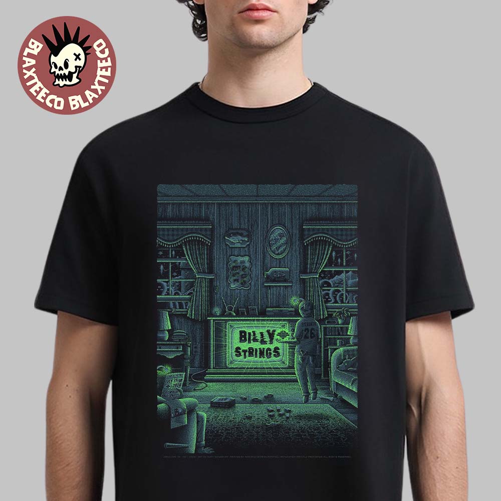 Billy Strings Portsmouth Virginia 2026 2 Nights Exclusive Poster On July 17-18 2026 T-Shirt