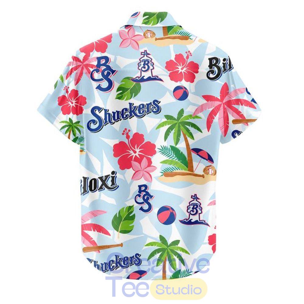 Biloxi Shuckers x Christmas in July 2026 Special Hawaiian Shirt