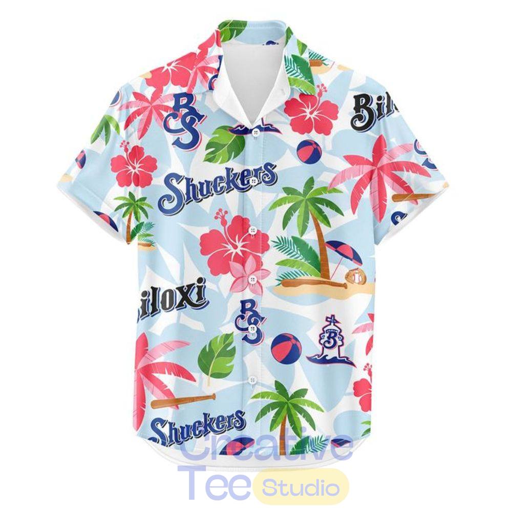 Biloxi Shuckers x Christmas in July 2026 Special Hawaiian Shirt