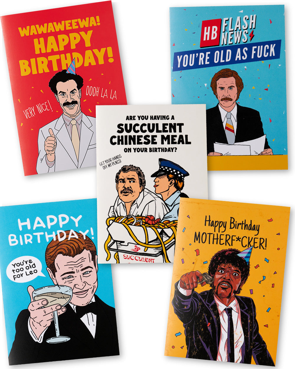 Birthday Greeting Card Bundle Unisex