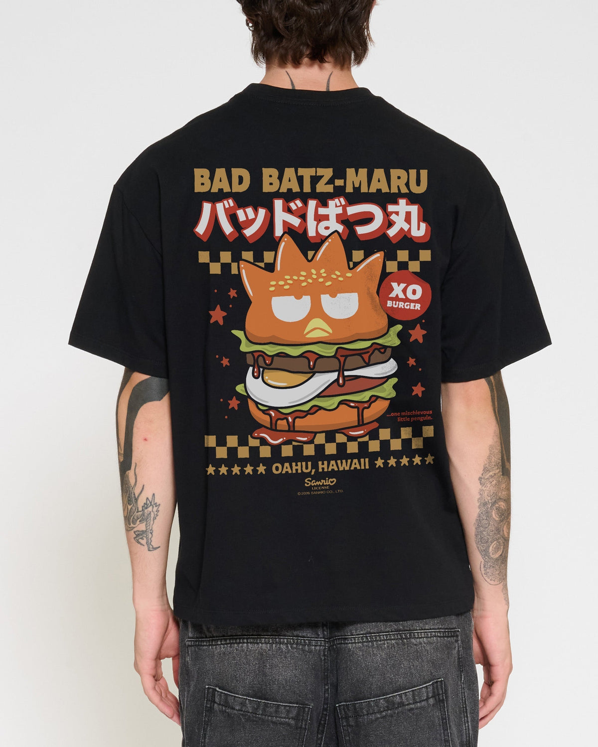 Bad Badtz-Maru Burger Oversized Tee Unisex