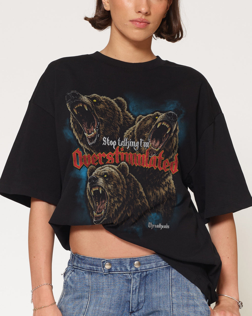 I’m Overstimulated Oversized Tee Unisex