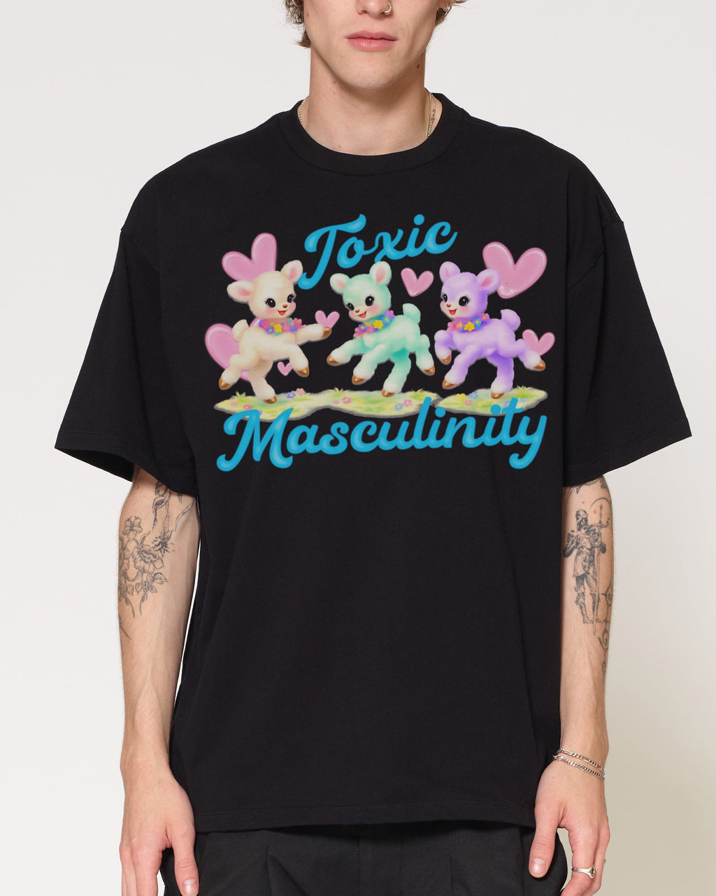 Toxic Masculinity Oversized Tee Unisex