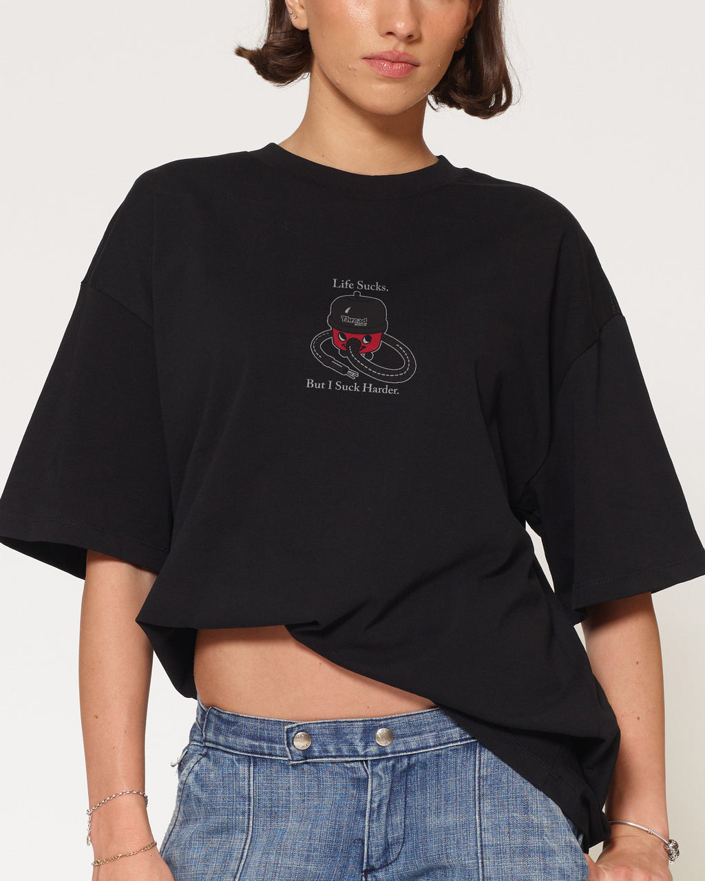 Life Sucks Oversized Tee Unisex