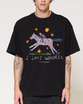 I Love Whores Oversized Tee Unisex