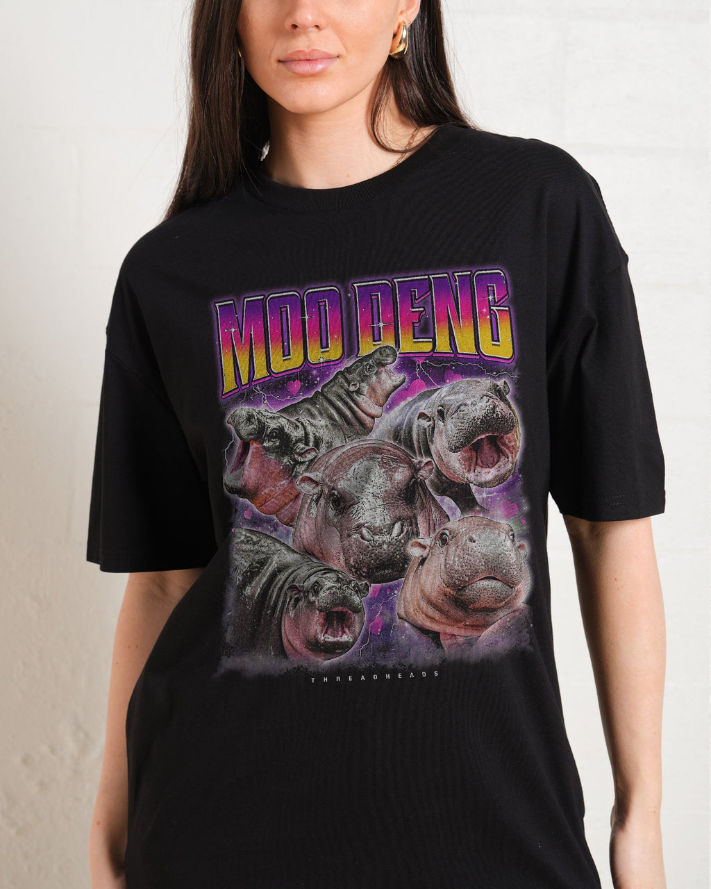 Moo Deng Oversized Tee Unisex