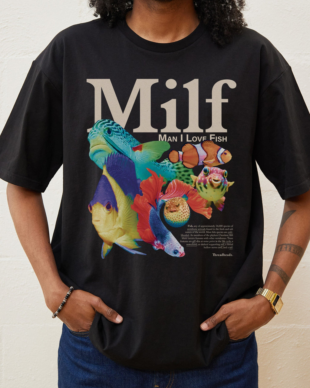 MILF Black 3 Tee Bundle Unisex