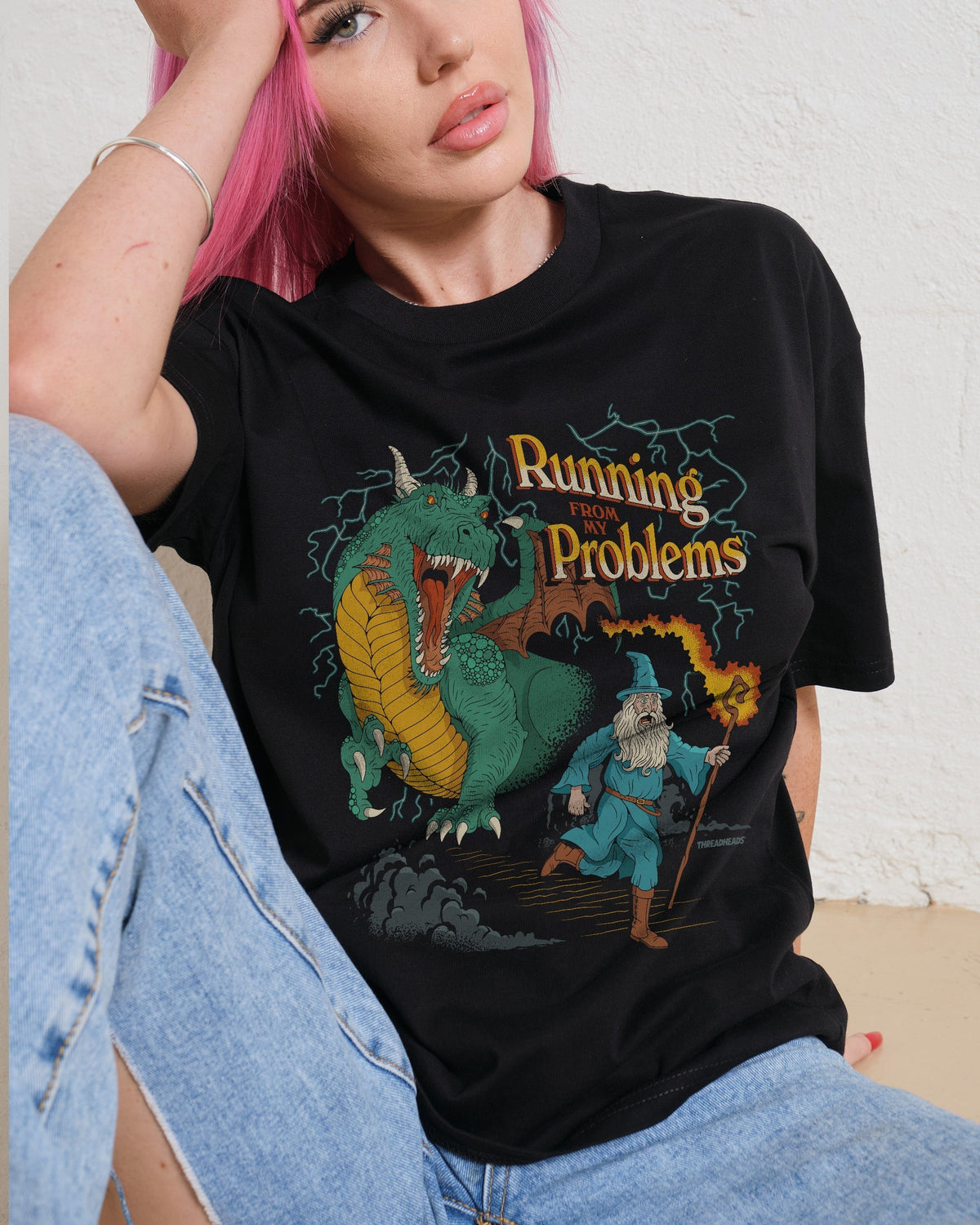 Running From My Problems Dragon Unisex