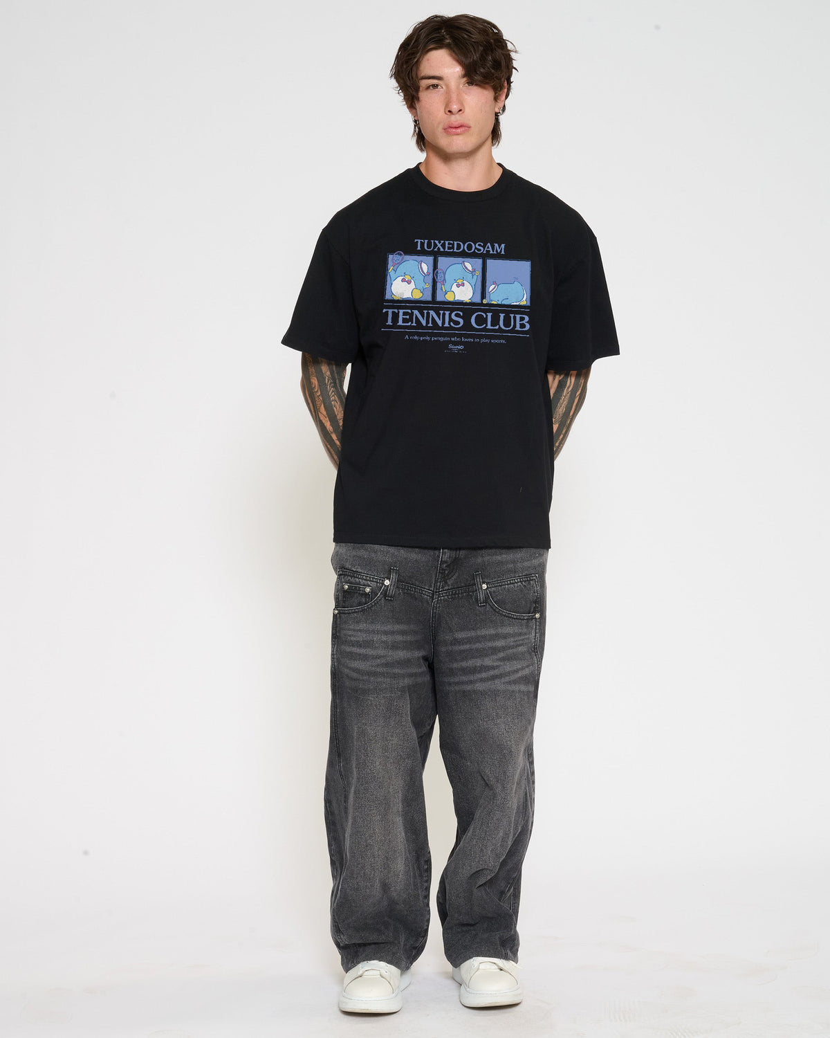 Tuxedo Sam Tennis Club Oversized Tee Unisex