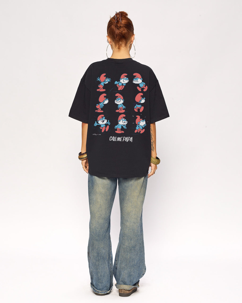 Call Me Papa Oversized Tee Unisex