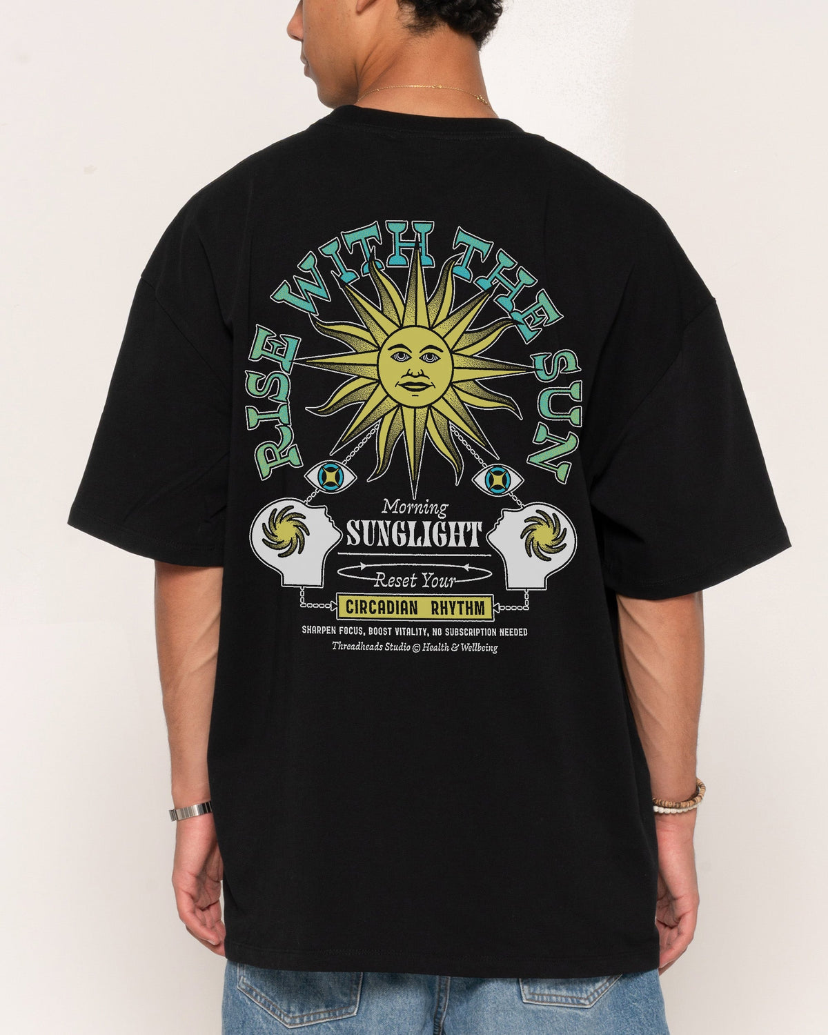 Rise With The Sun Oversized Tee Unisex
