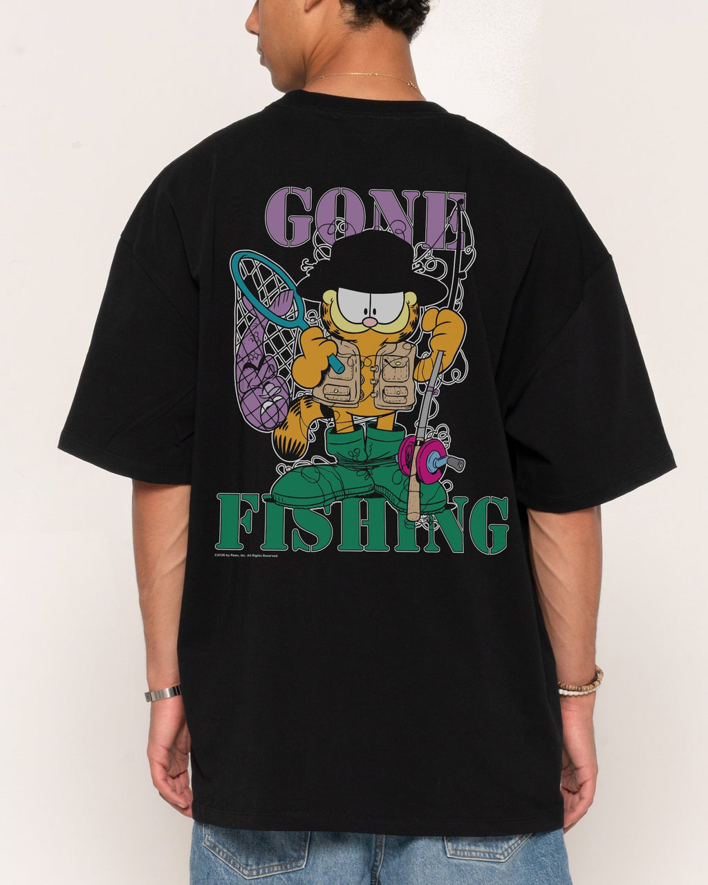 Gone Fishing Oversized Tee Unisex