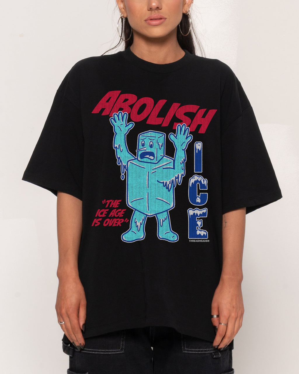 Abolish ICE Oversized Tee Unisex