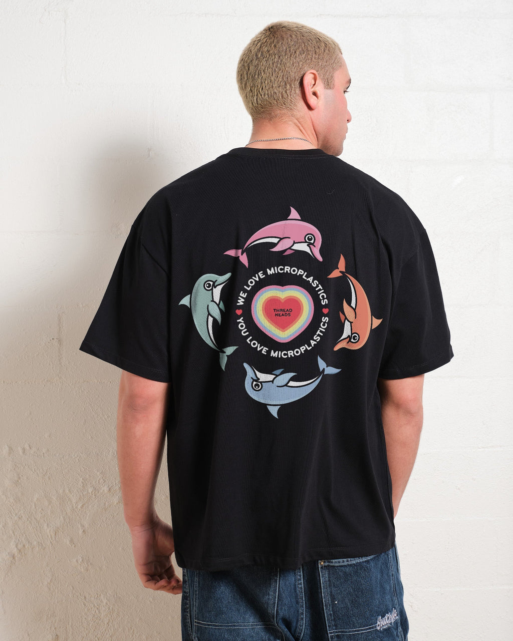 We Love Microplastics Oversized Tee Unisex