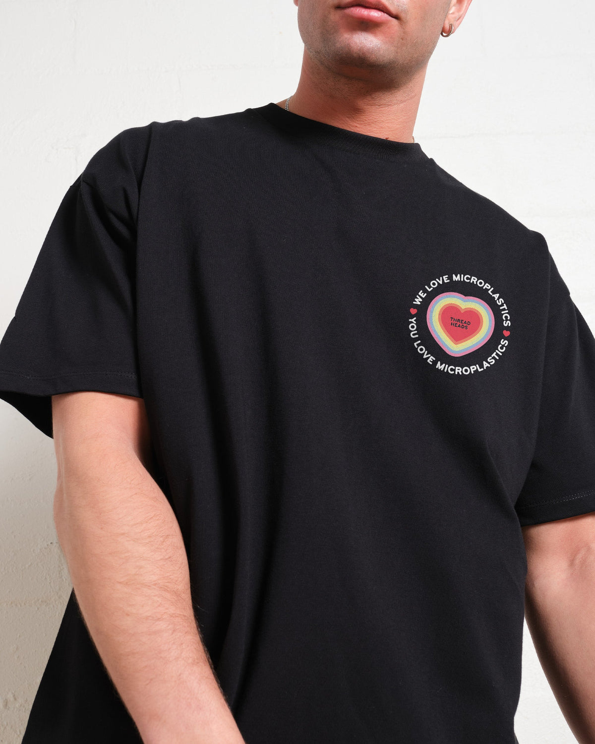 We Love Microplastics Oversized Tee Unisex