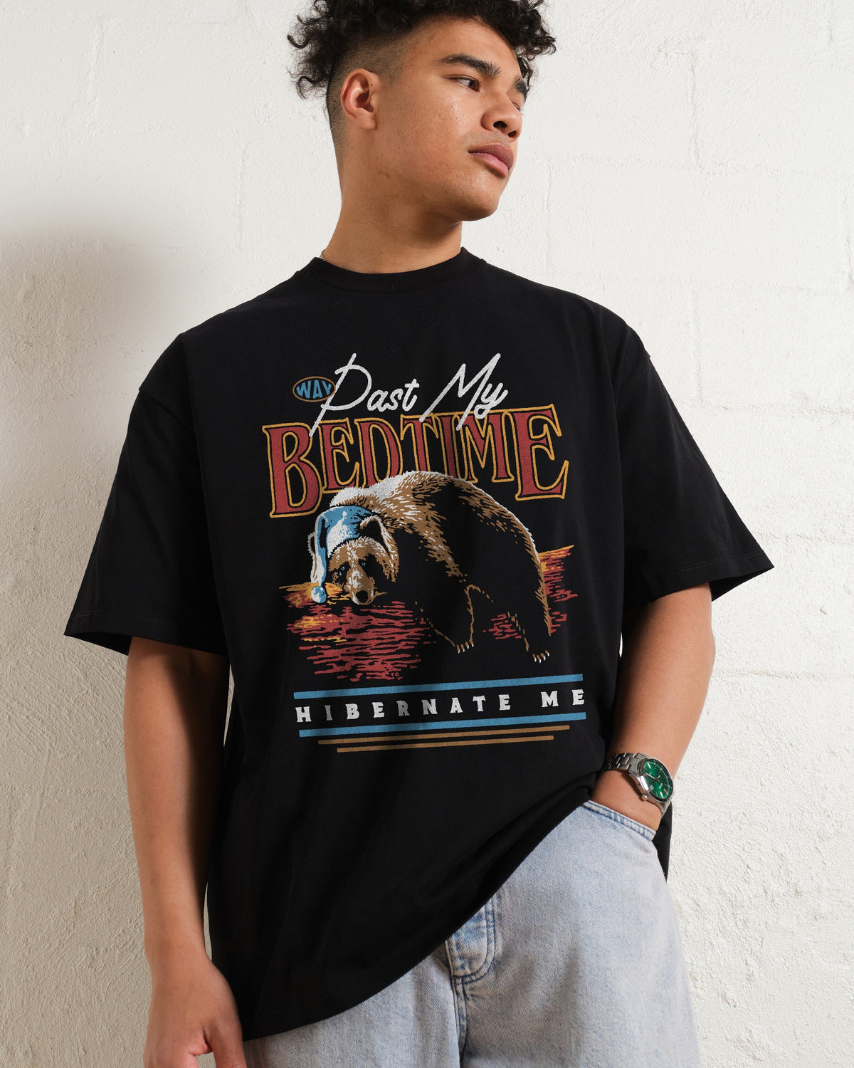 Way Past My Bedtime Oversized Tee Unisex