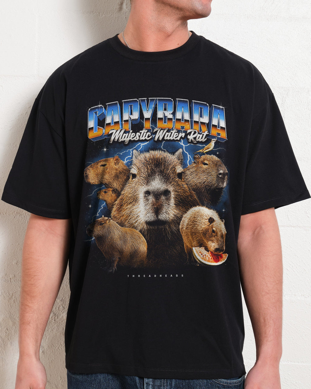 Capybara Water Rat Oversized Tee Unisex