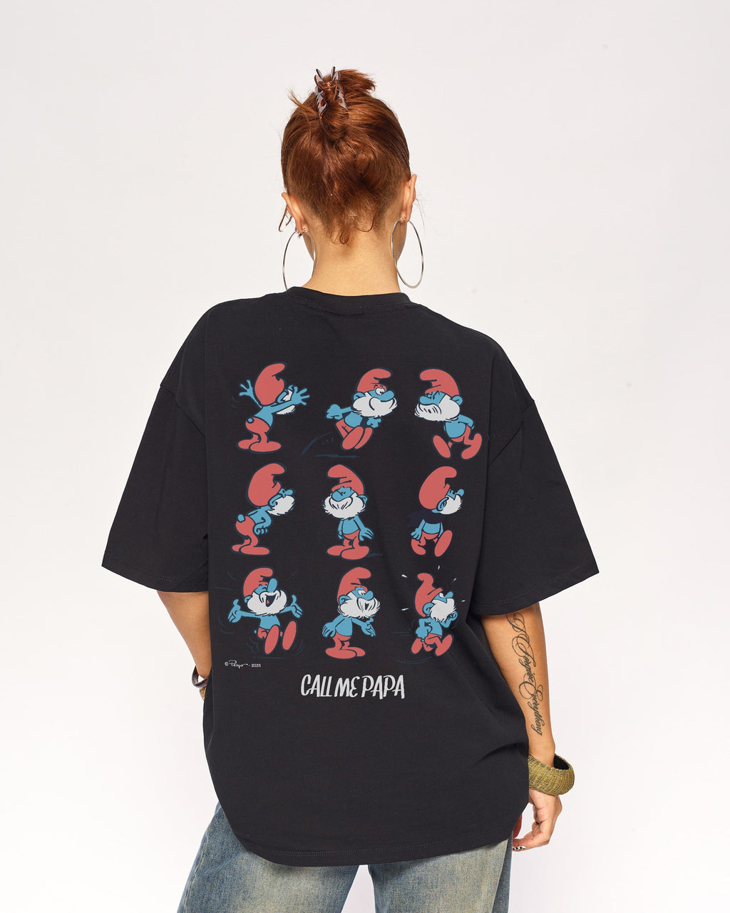Call Me Papa Oversized Tee Unisex