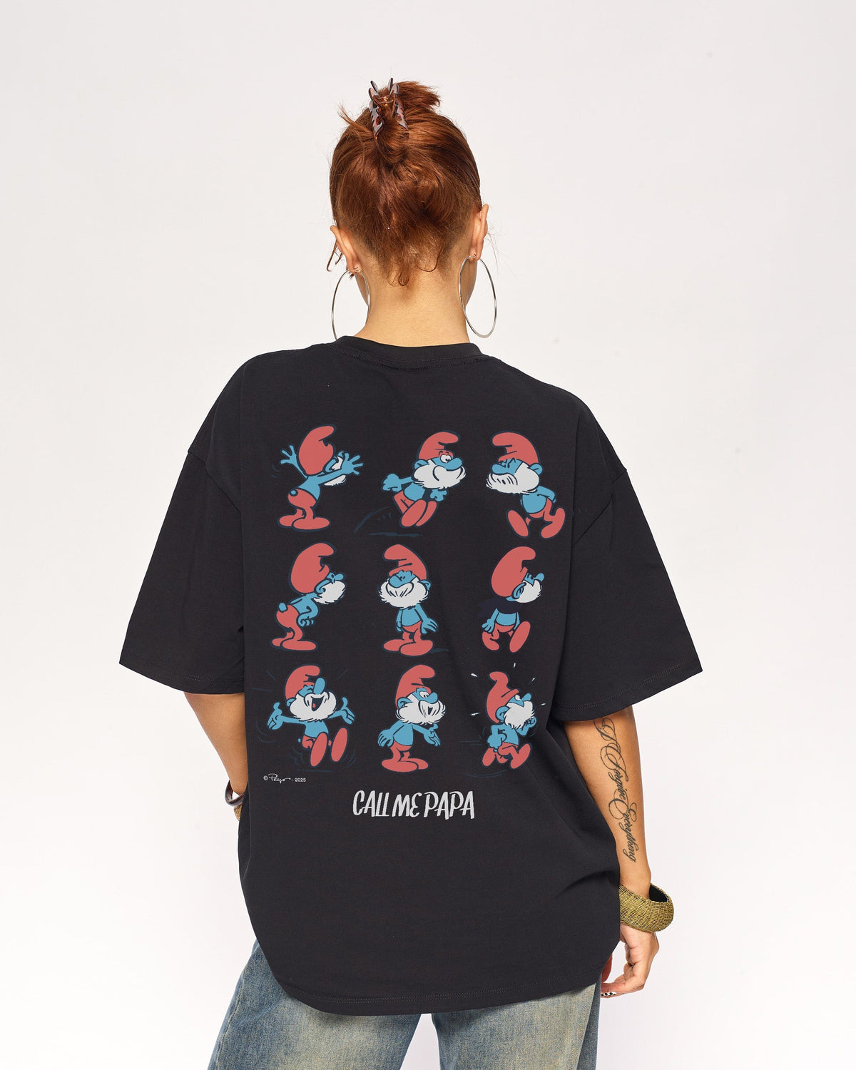 Call Me Papa Oversized Tee Unisex