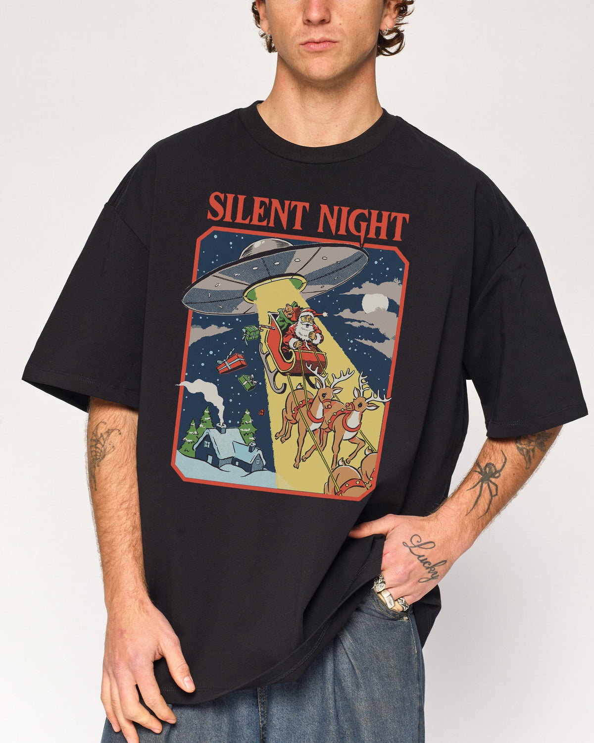 Silent Night Oversized Tee Unisex