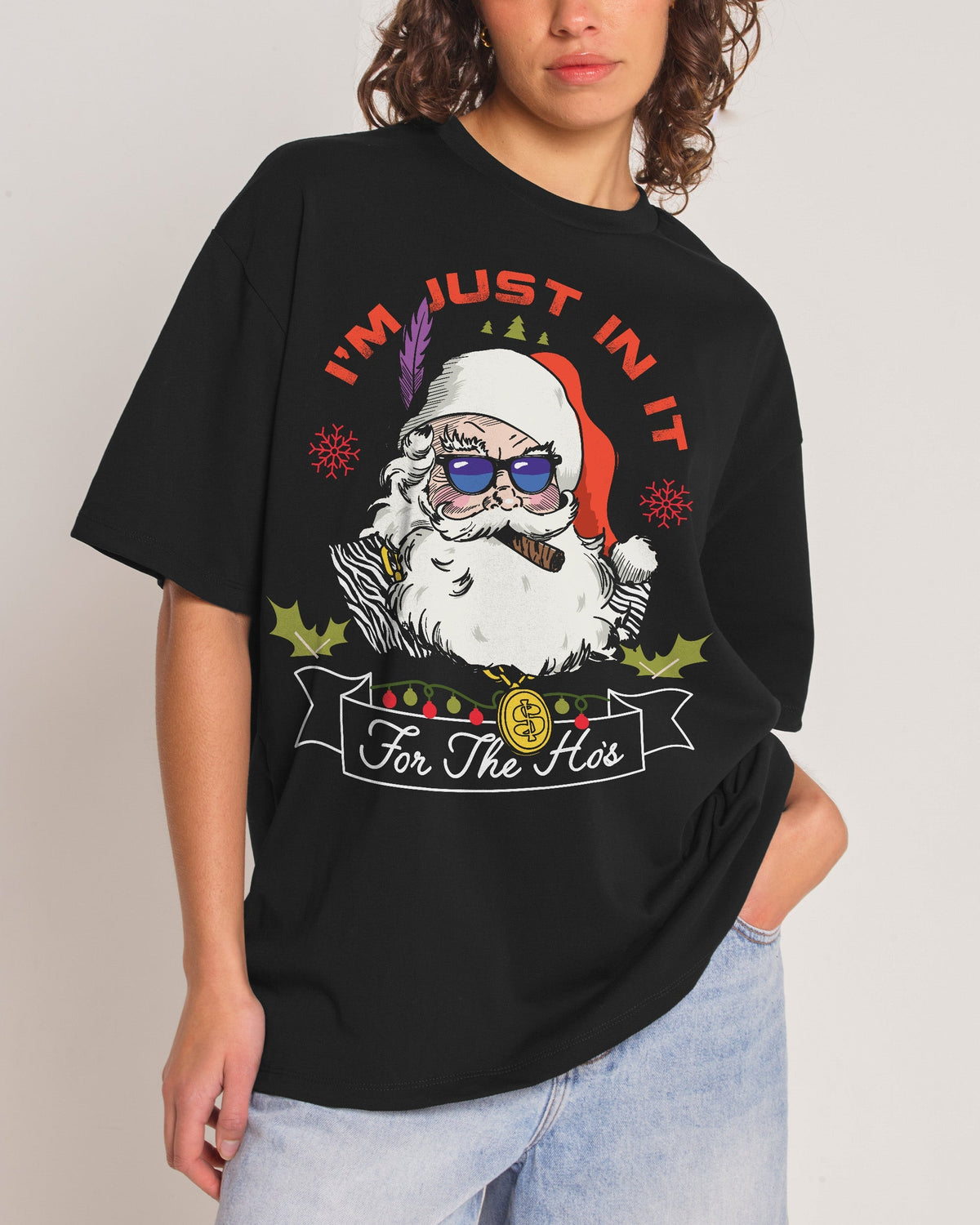 In It for the Ho's Oversized Tee Unisex