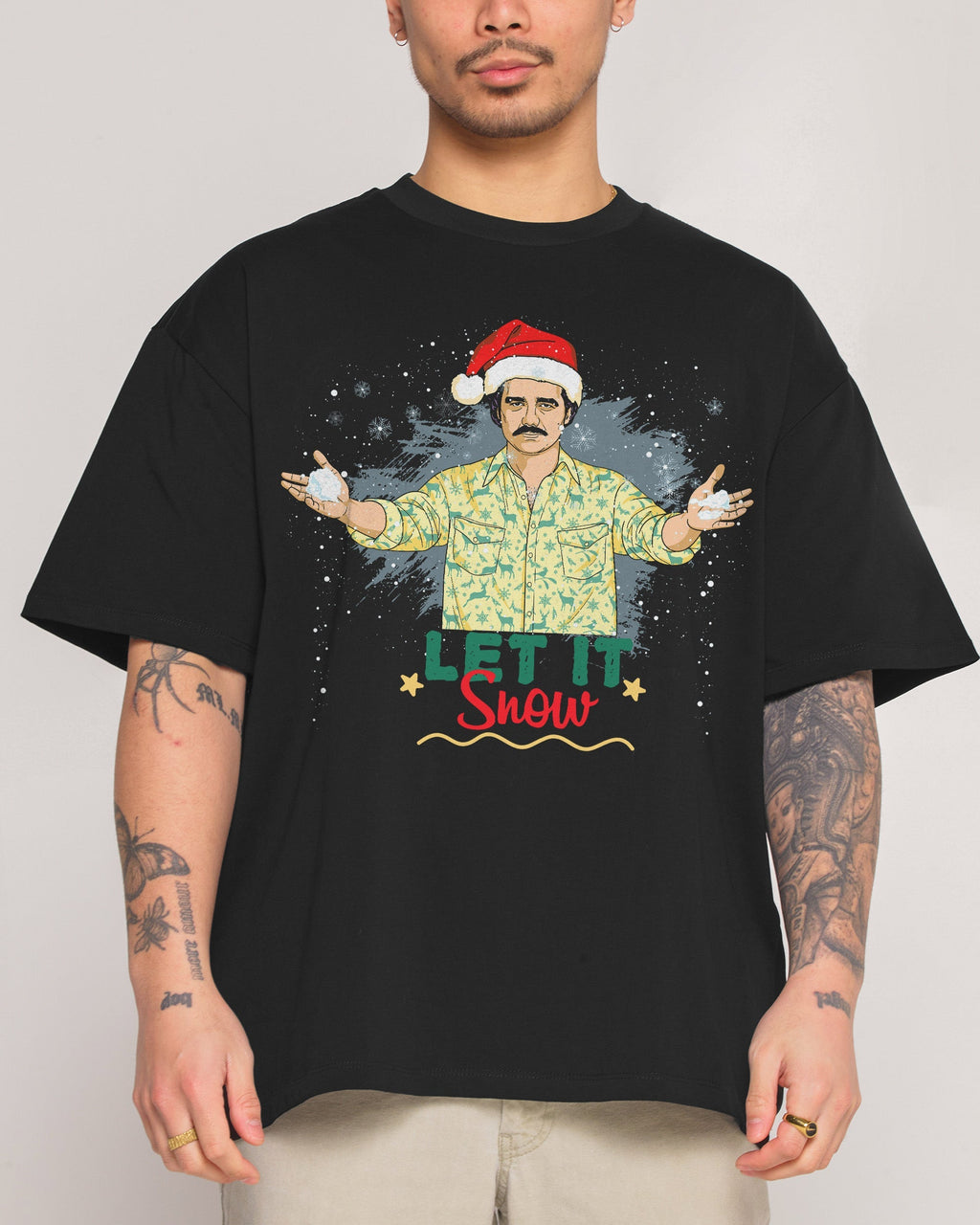 Let it Snow Oversized Tee Unisex