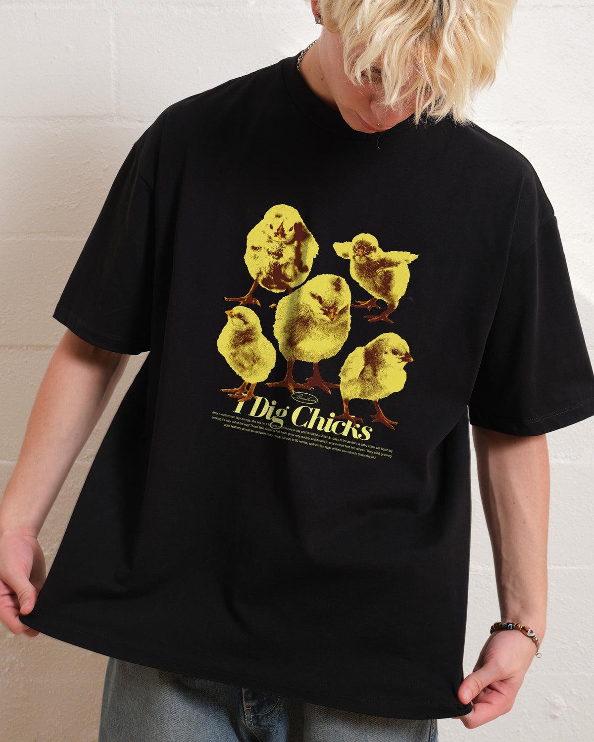 I Dig Chicks Oversized Tee Unisex