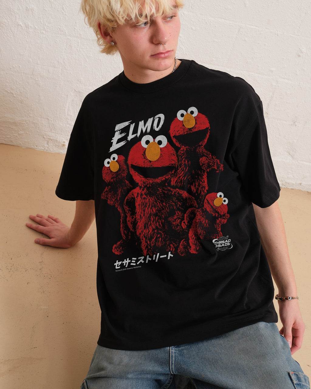 Tokyo Elmo Oversized Tee Unisex