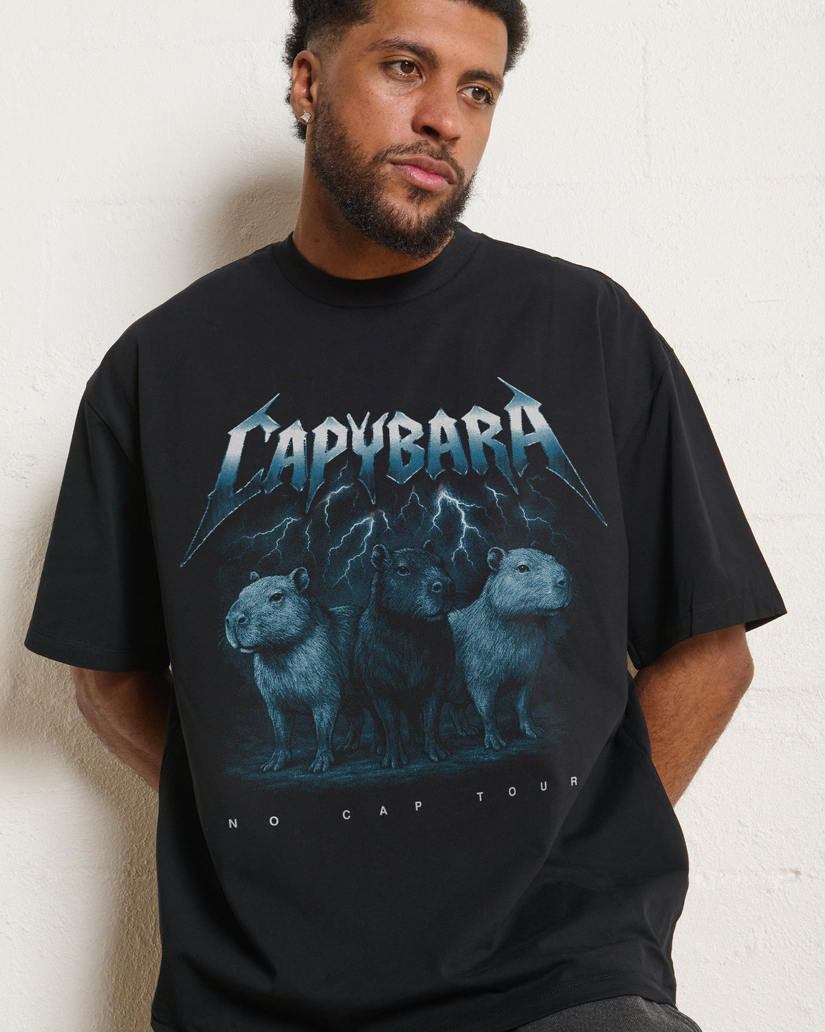 Capybara No Cap Tour Oversized Tee Unisex
