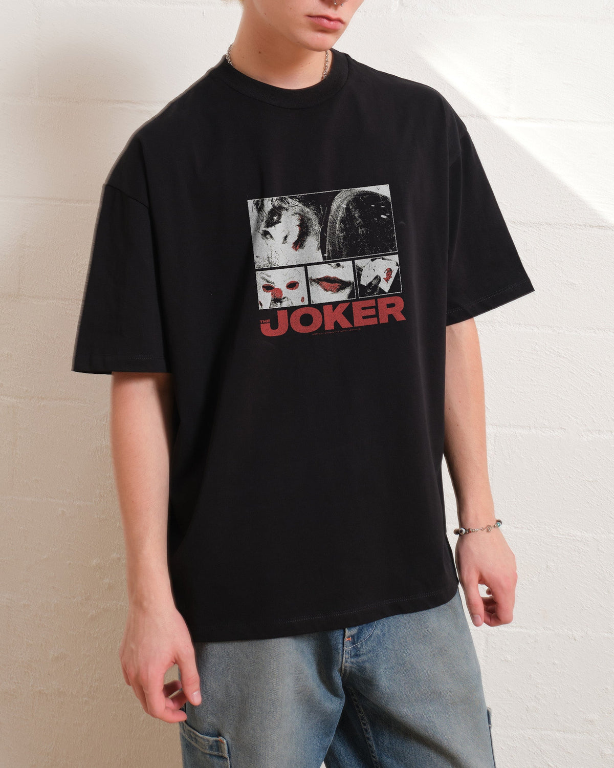 The Joker Grid Oversized Tee Unisex