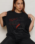 Red Bellied Black Snake Oversized Tee Unisex
