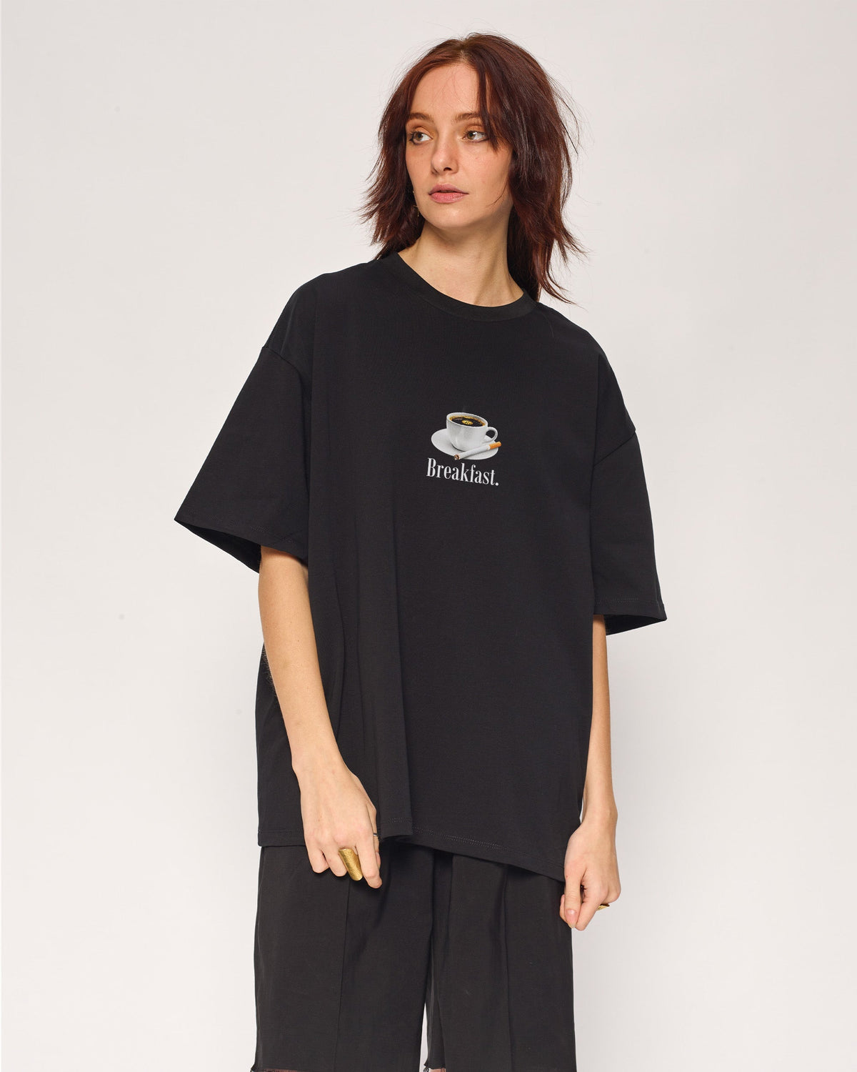 Breakfast Coffee Oversized Tee Unisex
