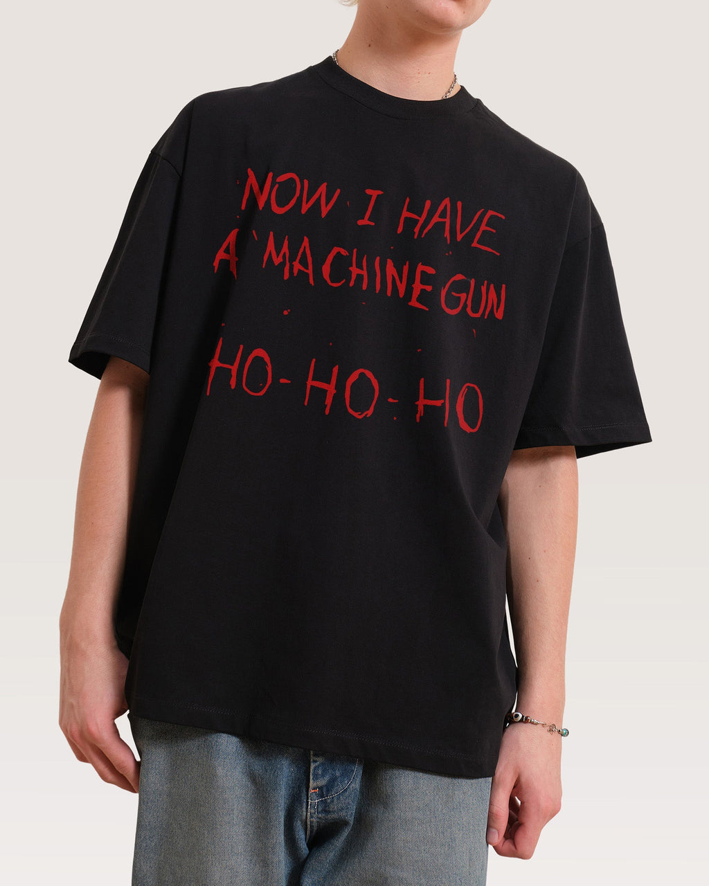 Machine Gun Ho-Ho-Ho Oversized Tee Unisex