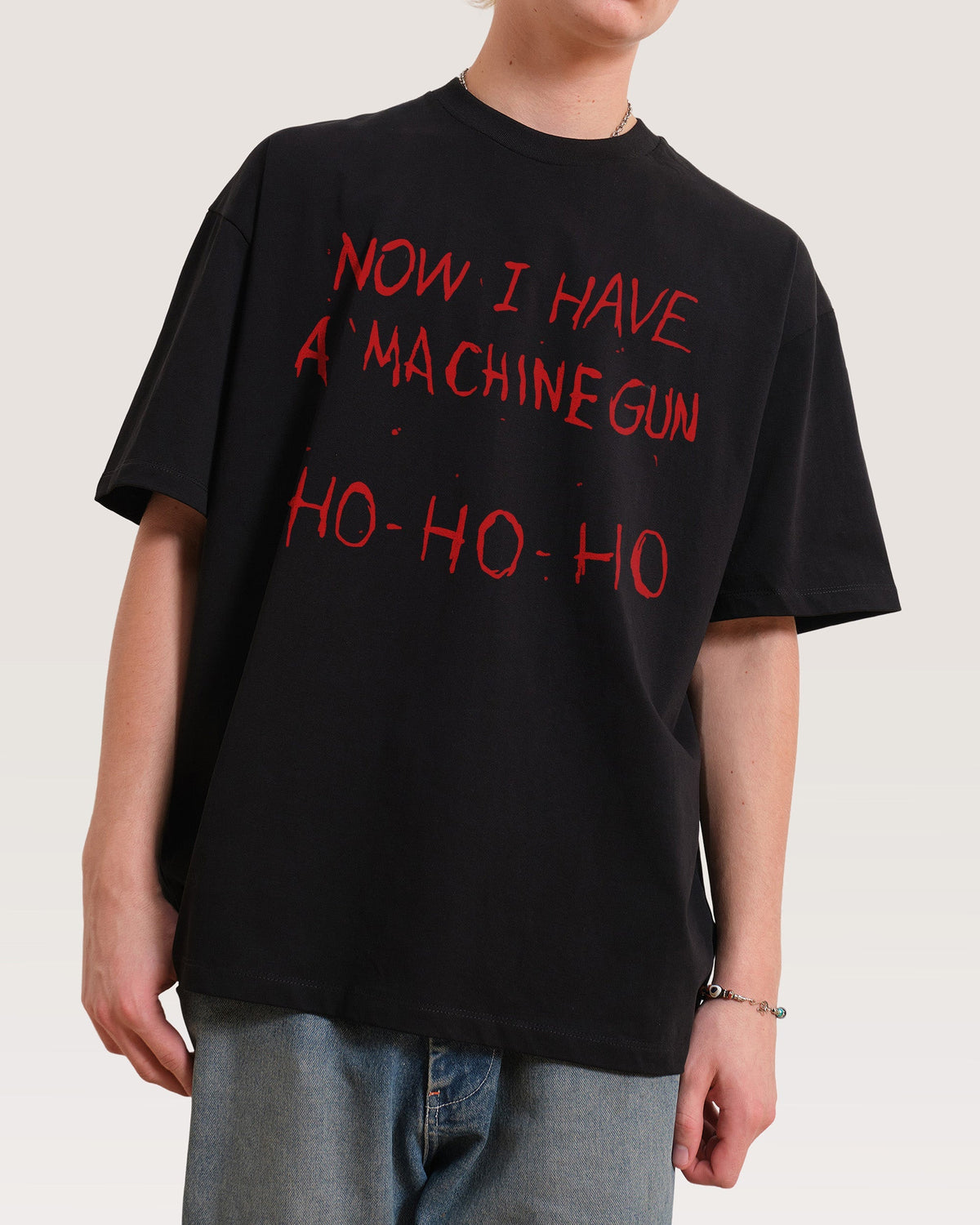 Machine Gun Ho-Ho-Ho Oversized Tee Unisex