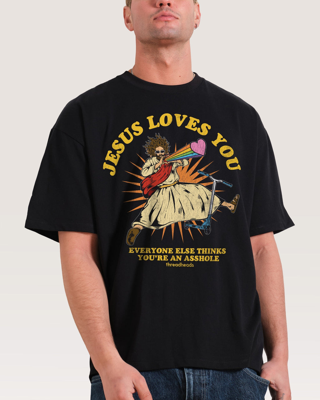 Jesus Loves You Oversized Tee Unisex