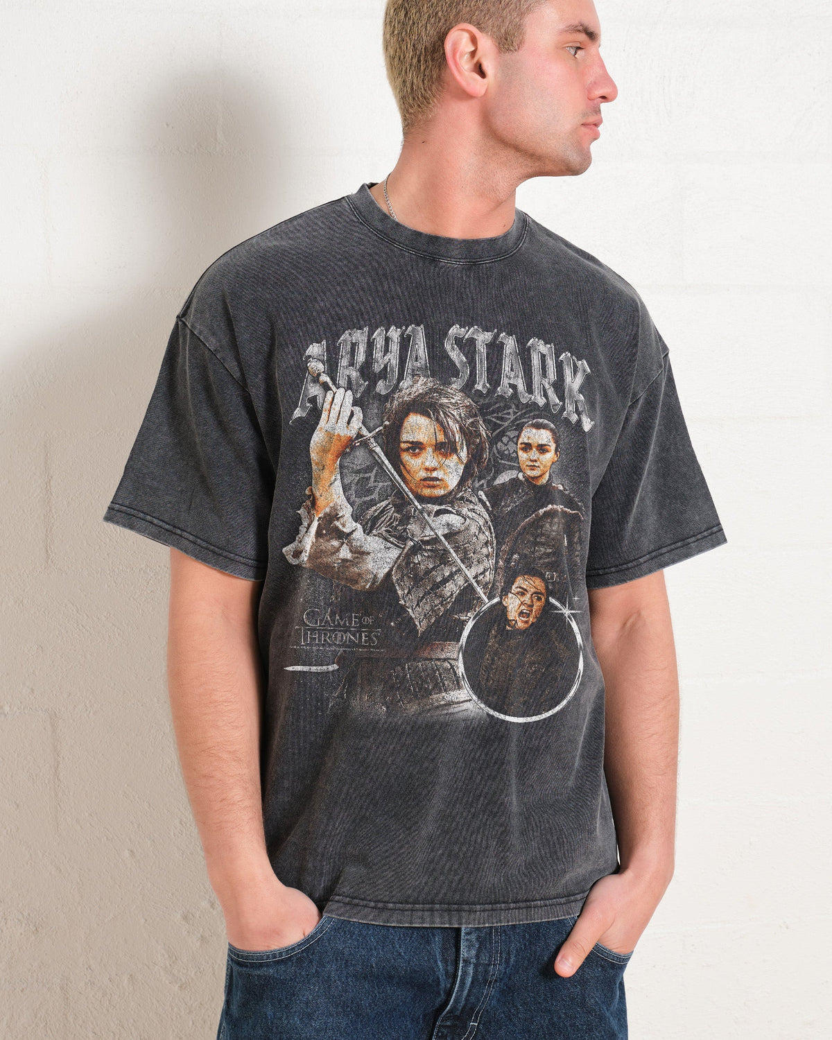 Vintage Arya Stark Oversized Tee Unisex