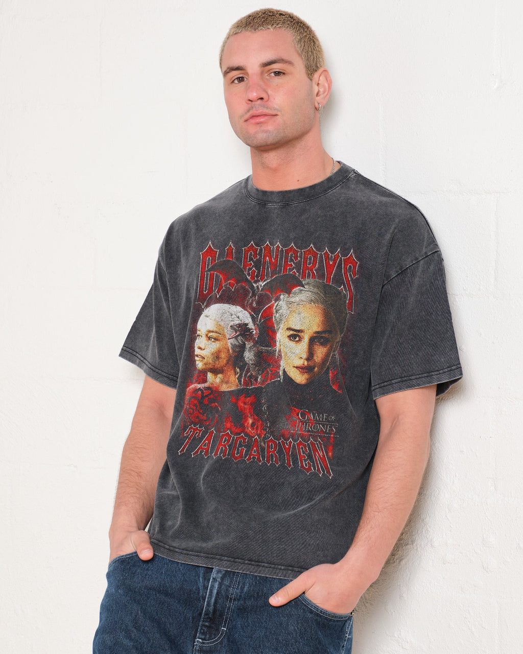 Vintage Daenerys Targaryen Oversized Tee Unisex