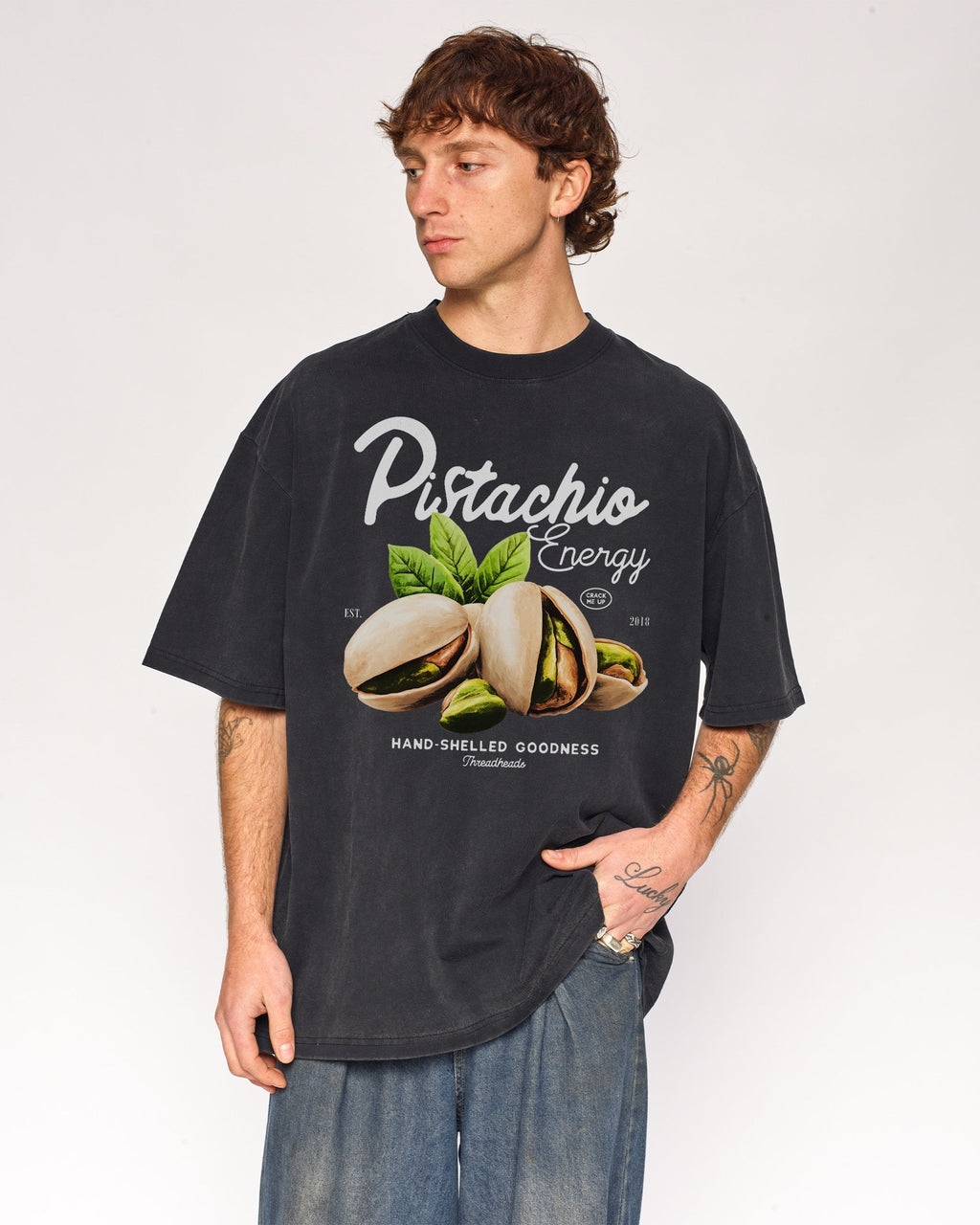 Pistachio Energy Oversized Tee Unisex