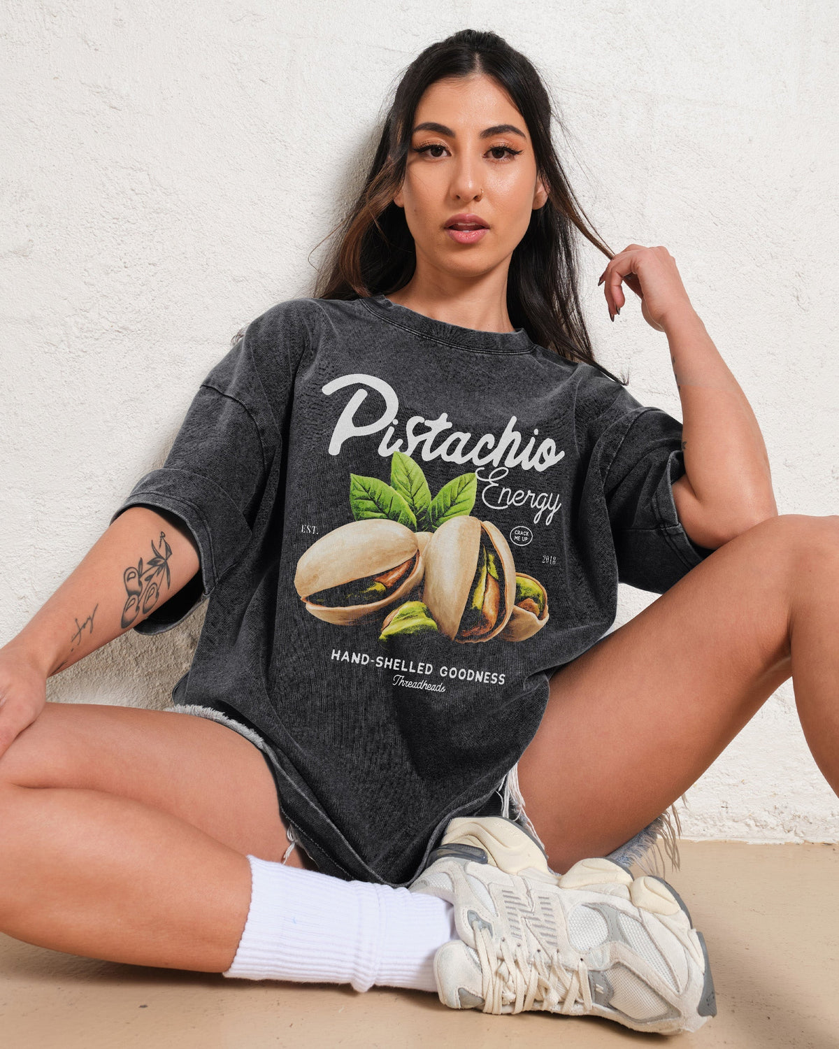 Pistachio Energy Oversized Tee Unisex