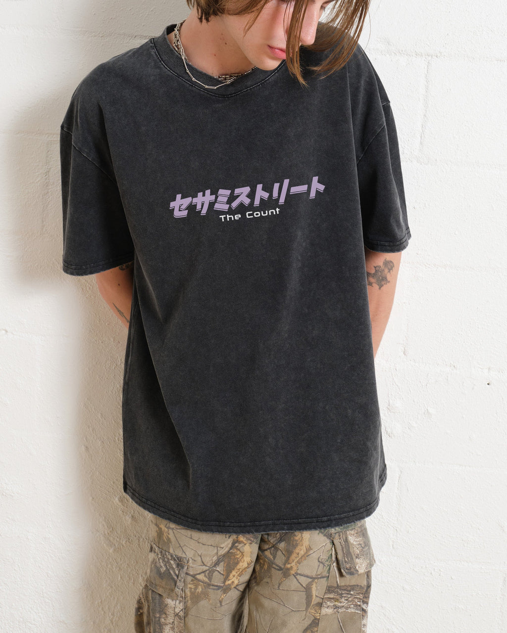 Japan Count Front and Back Oversized Tee Unisex