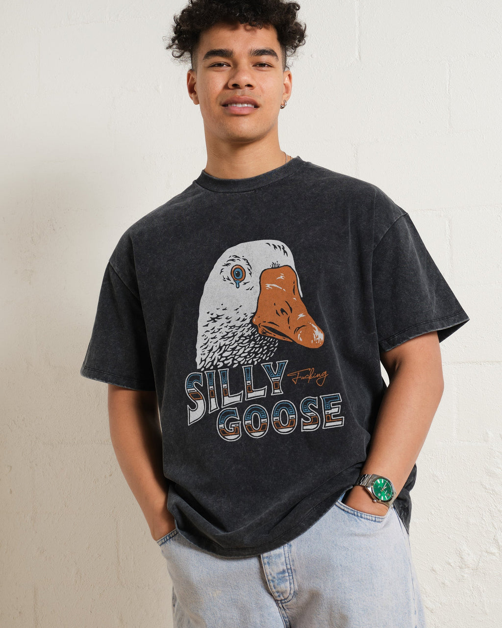 Silly Fkn Goose Oversized Tee Unisex