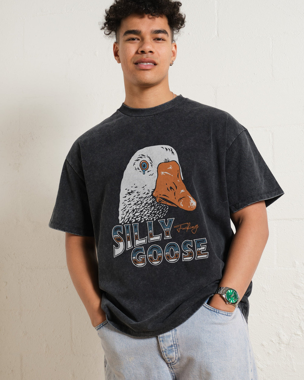 Silly Fkn Goose Oversized Tee Unisex