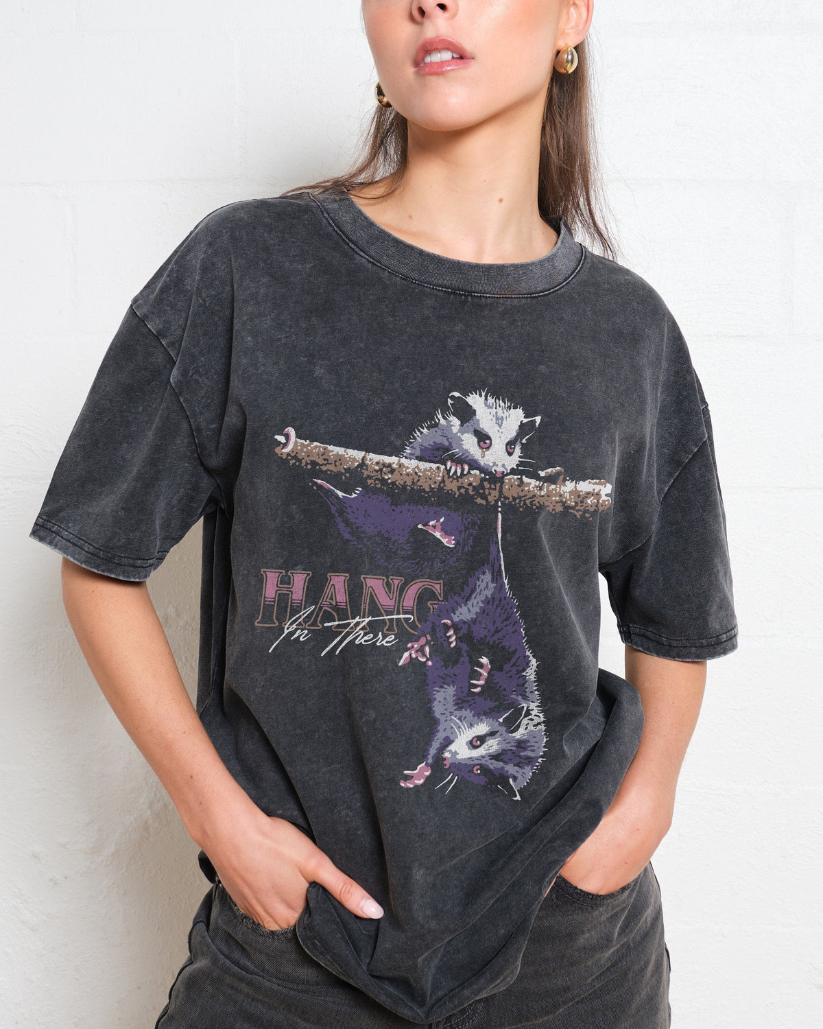 Hang in There Oversized Tee Unisex