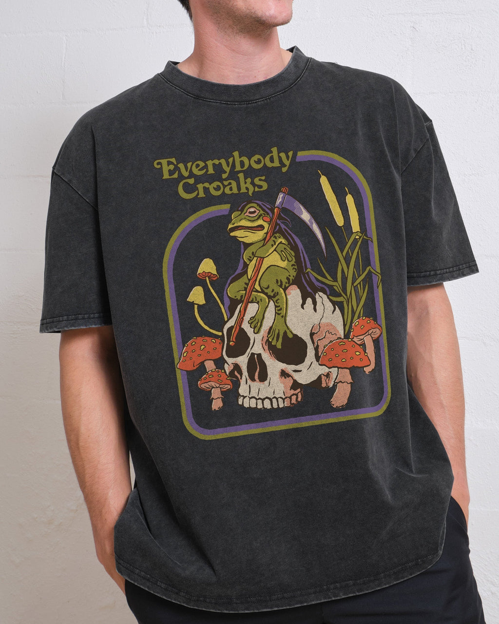 Everybody Croaks Oversized Tee Unisex