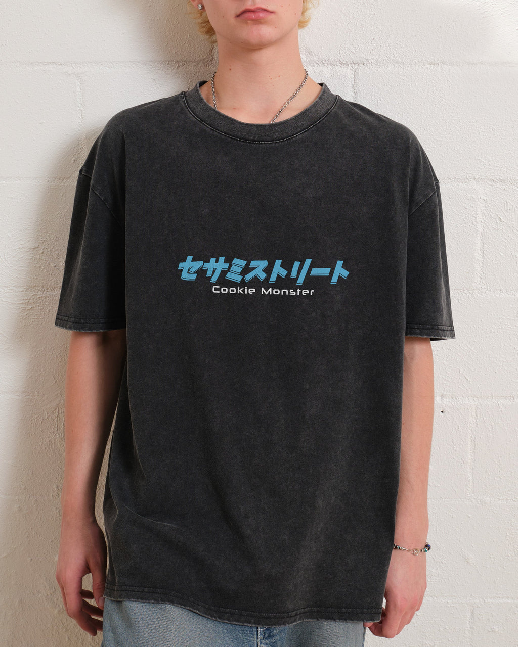 Cookie Kaiju Front and Back Oversized Tee Unisex
