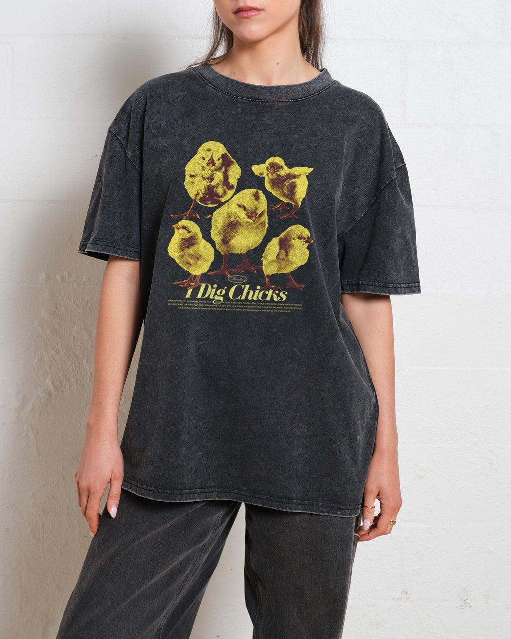 I Dig Chicks Oversized Tee Unisex