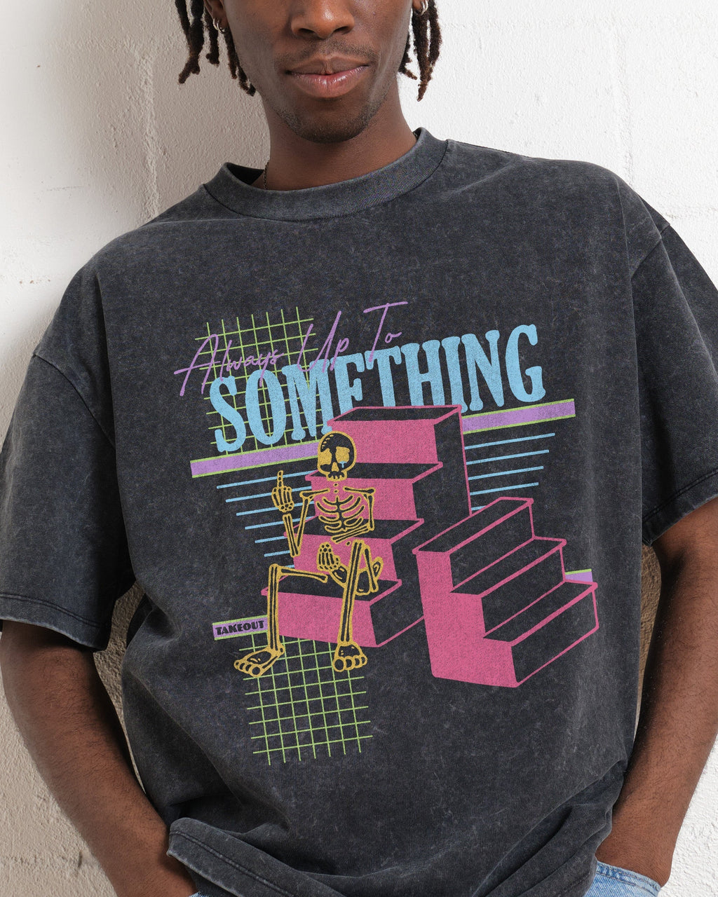 Always Up To Something Oversized Tee Unisex