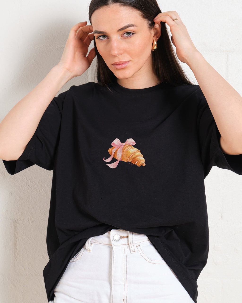 Croissant Oversized Tee Unisex