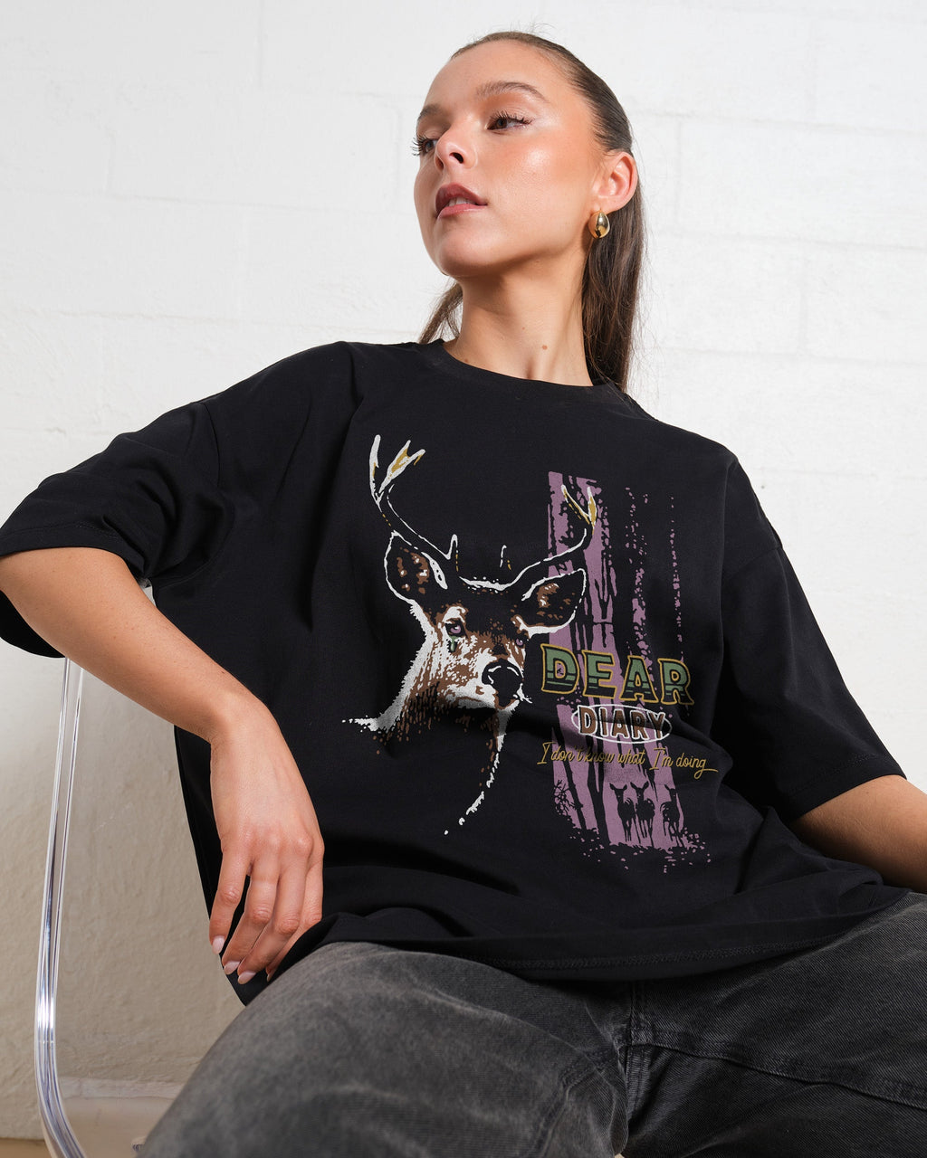 Dear Diary Oversized Tee Unisex