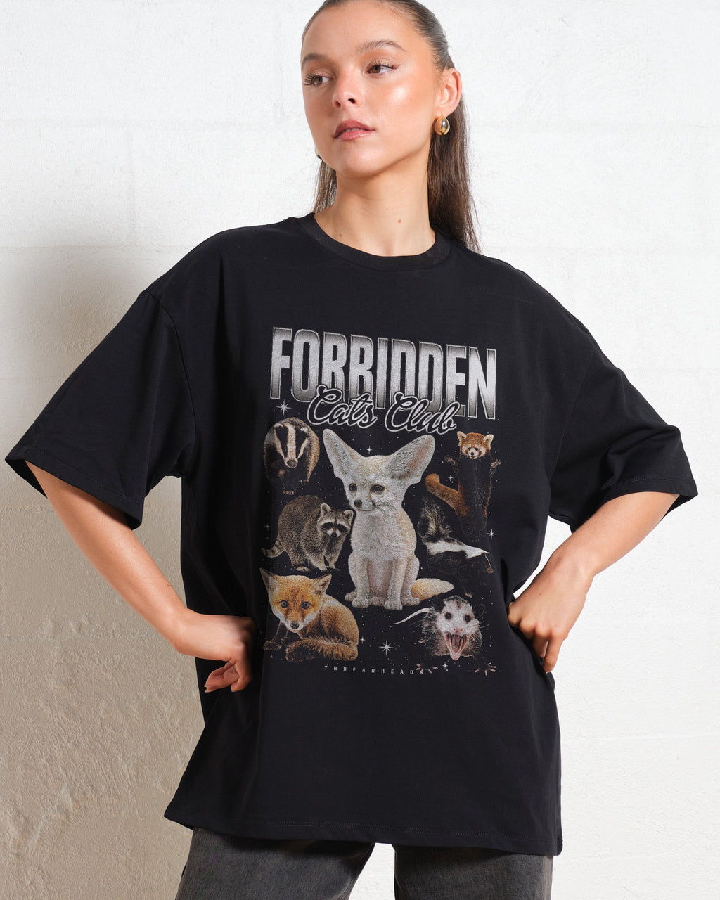 Forbidden Cat Club Oversized Tee Unisex